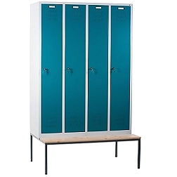 Lockers with a bench CP