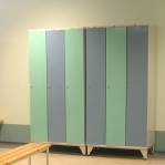 Locker 1x400, 1900x400x545, long door, sep. wall