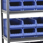 Boltless Shelving 1982x1200x400 with 40 Bins 350x206x150 PPS