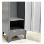 2-door locker 1820x600x500, RAL7035 Knock-Down