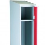 Red/Grey, locker 1 door  1920x350x550