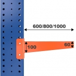 ARM 600 mm/500 kg Orange STRONG