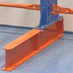 Enkelsidigt grenställ 3 st Pelare, 12 st Arm 800 mm/4000Hx3000Bx800D