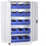 File cabinet, 4 shelves, 1950*1100*550, RAL7035/RAL5010