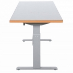 El. Worktable with steel board 1600x800mm/300 kg,