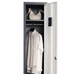 2-door locker 1820x600x500, RAL7035