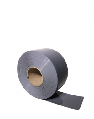 PVC curtain gray 2x200mm/meter