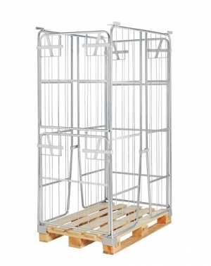 Pallet cage 1200x800x1800 opening short side