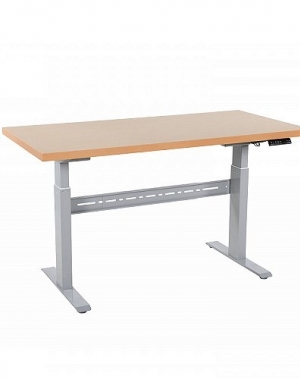 El. Worktable with oil-tempered board 1600x800mm/300 kg,