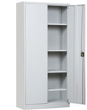 File cabinet, 4 shelves, 1950*1100*550, RAL7035