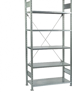 Starter bay 2500x1000x500 ,5 shelves used Schäfer