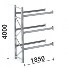 Lavahylly jatko-osa 4000x1850 1000kg/lava, 8 EUR lavaa KASTEN käytetty