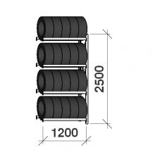 Add On Bay 2500x1200x500, 4 levels