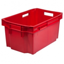 Muovilaatikko 600x400x300mm, punainen