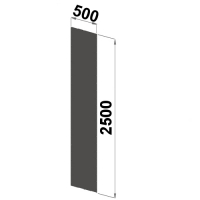Side sheet 2500x500