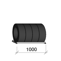 Tire shelf 1000x400