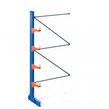 Cantilever rack Add-on bay 4000Hx1500Wx900D, 1 pcs L-post+4 arms 600mm/500kg