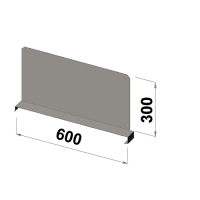 Shelf divider 600x300 zn