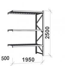 Extension bay 2500x1950x500 440kg/level,3 levels with steel decks MAXI