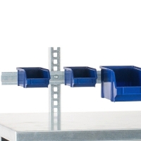 Seinäkisko poimintalaatikoille 1000 mm ilman laatikoita