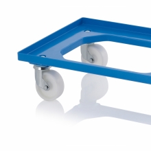 Tray trolley 620x420x168mm, blue